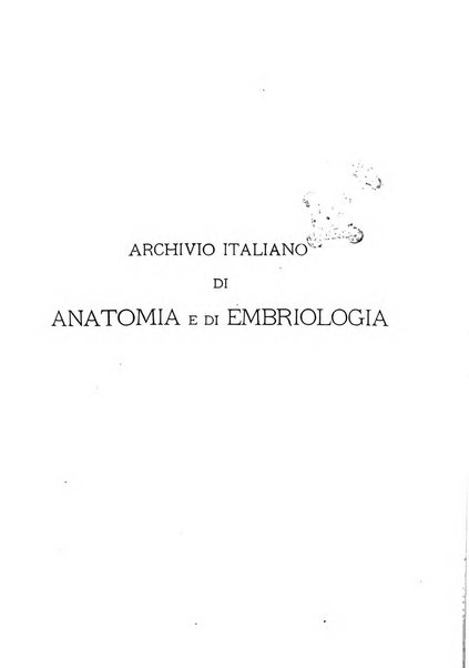 Archivio italiano di anatomia e di embriologia