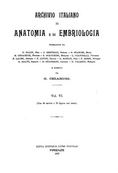 Archivio italiano di anatomia e di embriologia