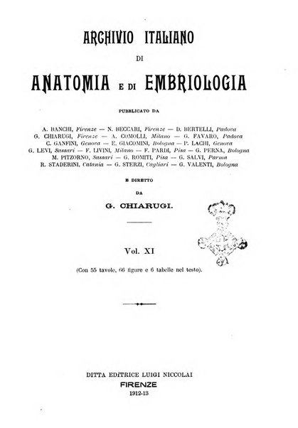 Archivio italiano di anatomia e di embriologia