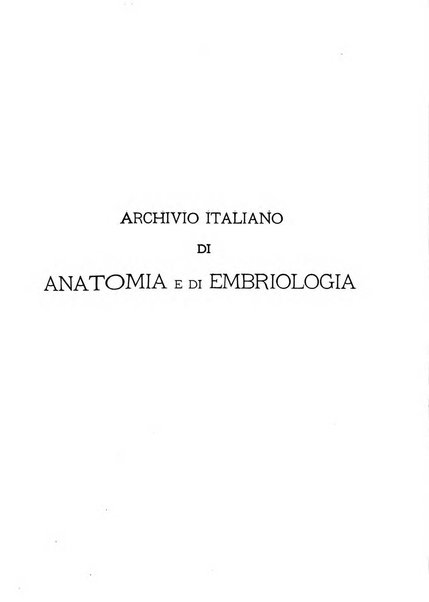 Archivio italiano di anatomia e di embriologia