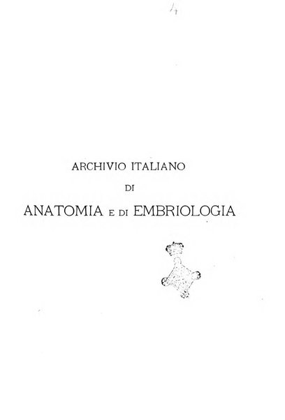 Archivio italiano di anatomia e di embriologia