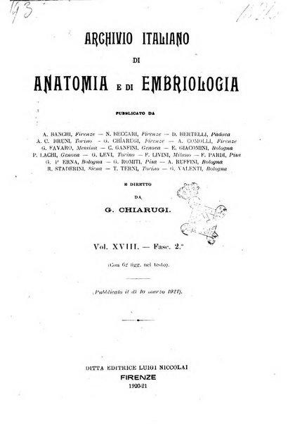 Archivio italiano di anatomia e di embriologia