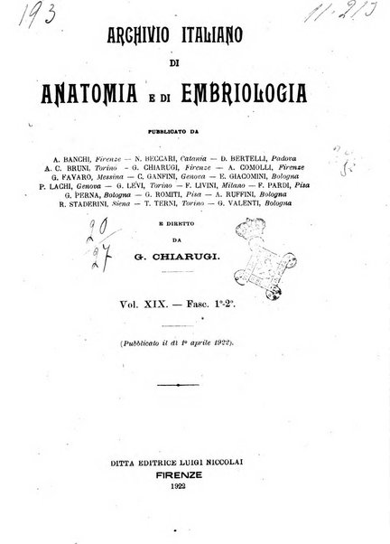 Archivio italiano di anatomia e di embriologia