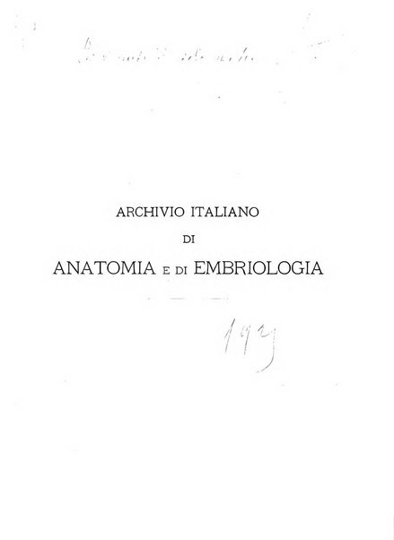 Archivio italiano di anatomia e di embriologia