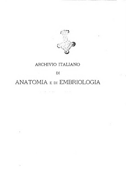 Archivio italiano di anatomia e di embriologia