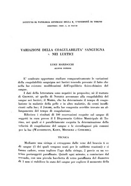 Archivio italiano di medicina sperimentale