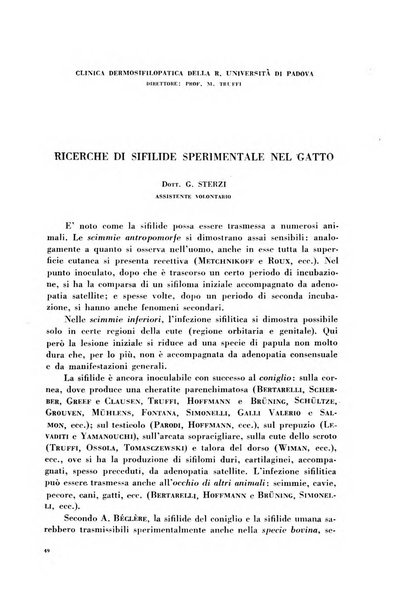 Archivio italiano di medicina sperimentale