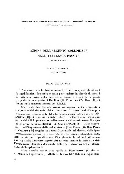 Archivio italiano di medicina sperimentale