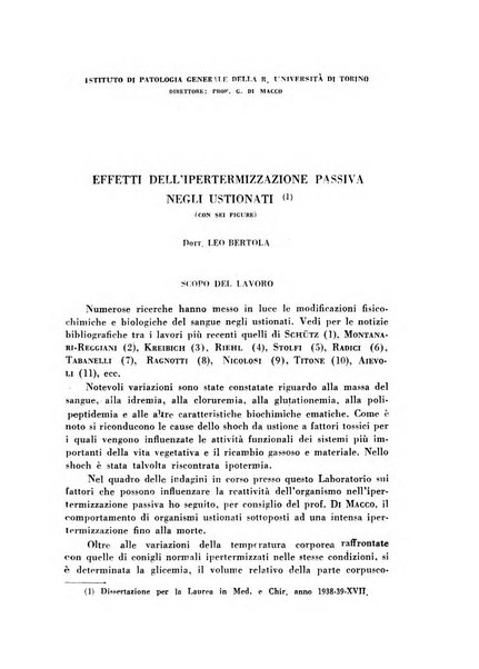 Archivio italiano di medicina sperimentale