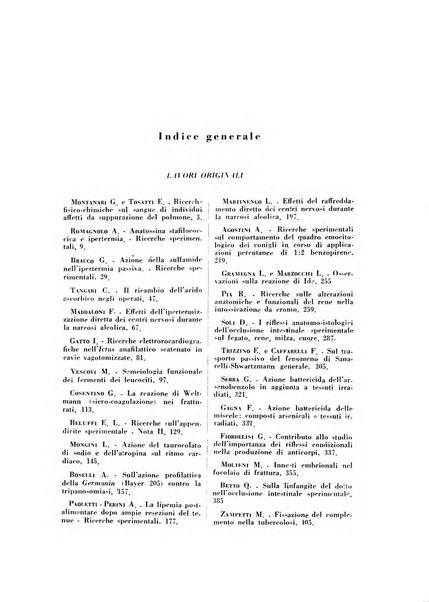 Archivio italiano di medicina sperimentale