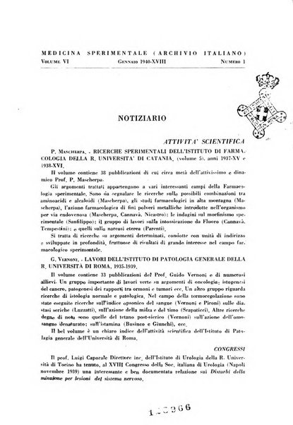 Archivio italiano di medicina sperimentale