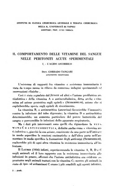 Archivio italiano di medicina sperimentale