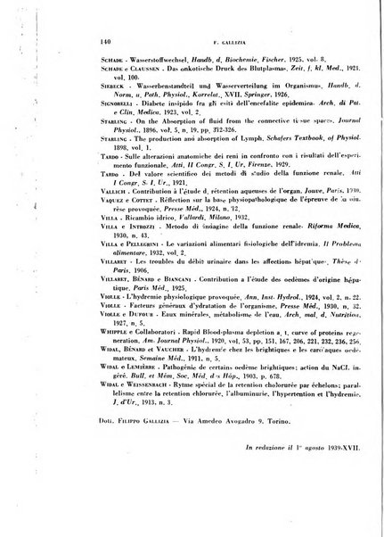 Archivio italiano di medicina sperimentale