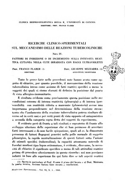 Archivio italiano di medicina sperimentale