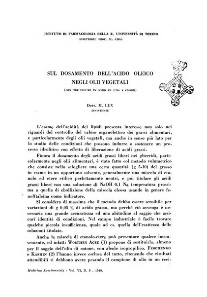 Archivio italiano di medicina sperimentale