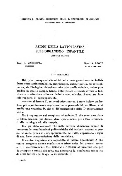 Archivio italiano di medicina sperimentale