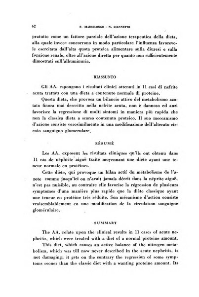 Archivio italiano di medicina sperimentale