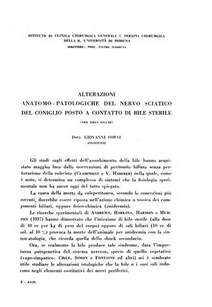 Archivio italiano di medicina sperimentale