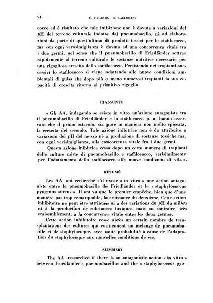 Archivio italiano di medicina sperimentale