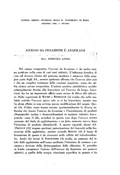 Archivio italiano di medicina sperimentale