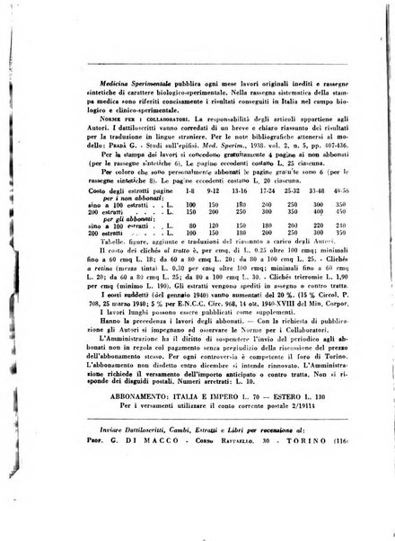 Archivio italiano di medicina sperimentale