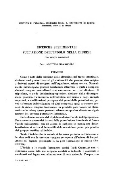 Archivio italiano di medicina sperimentale