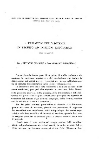 Archivio italiano di medicina sperimentale