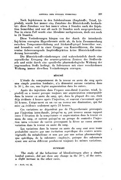 Archivio italiano di medicina sperimentale