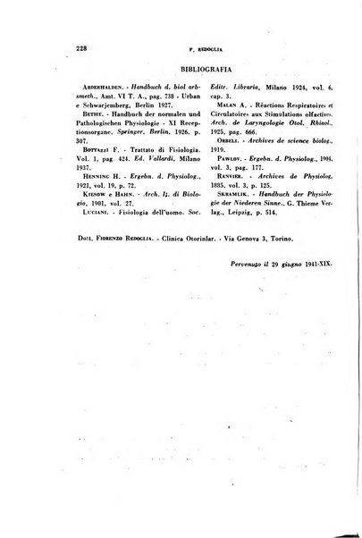 Archivio italiano di medicina sperimentale