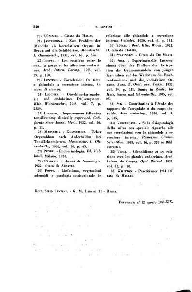 Archivio italiano di medicina sperimentale