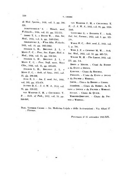 Archivio italiano di medicina sperimentale