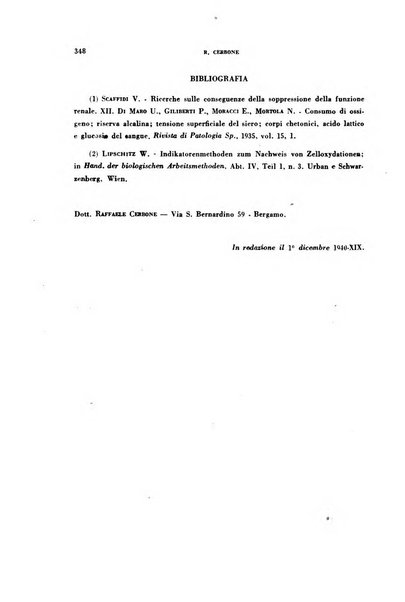 Archivio italiano di medicina sperimentale