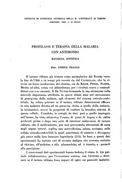 Archivio italiano di medicina sperimentale