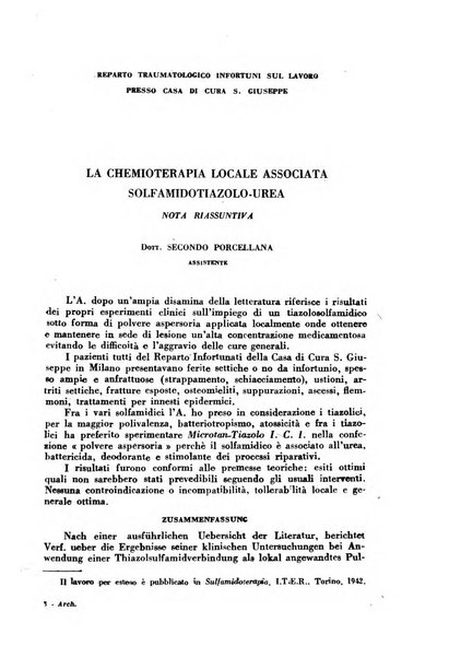 Archivio italiano di medicina sperimentale