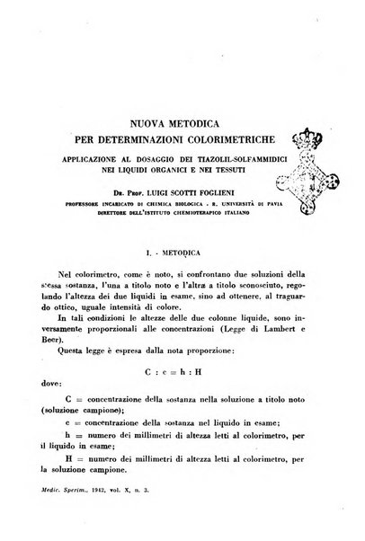 Archivio italiano di medicina sperimentale