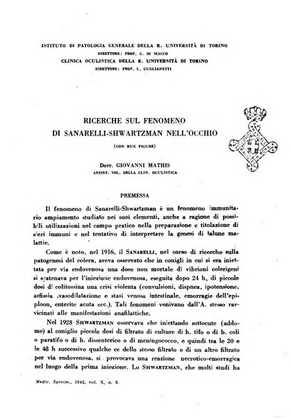 Archivio italiano di medicina sperimentale