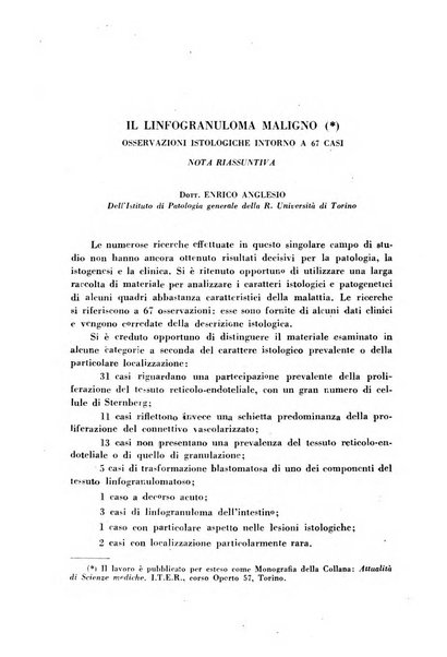 Archivio italiano di medicina sperimentale