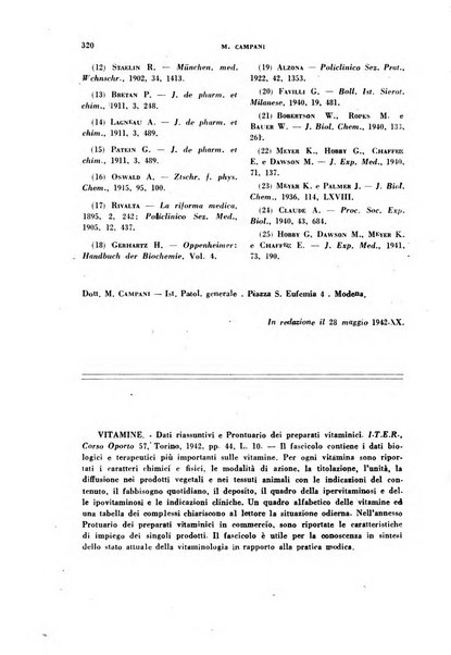 Archivio italiano di medicina sperimentale