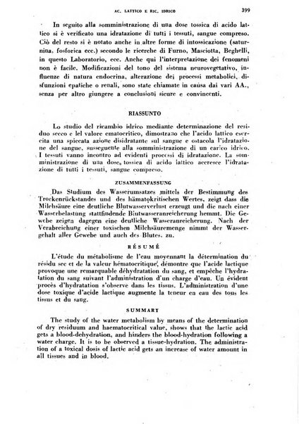 Archivio italiano di medicina sperimentale