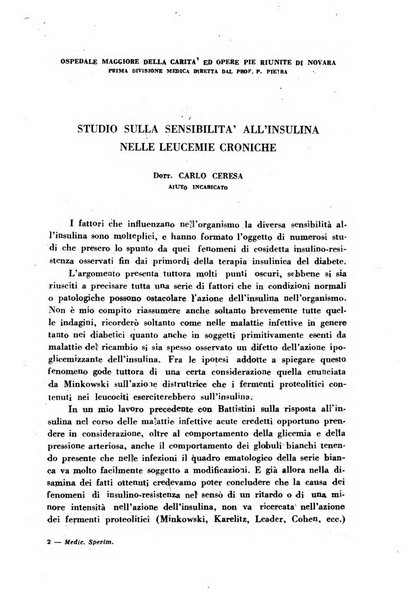 Archivio italiano di medicina sperimentale