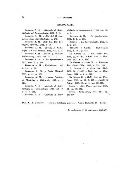 Archivio italiano di medicina sperimentale