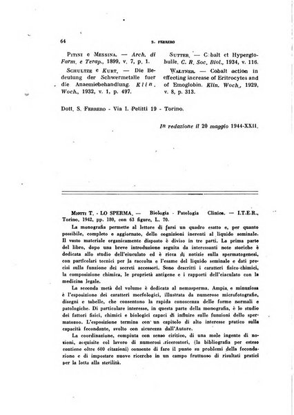 Archivio italiano di medicina sperimentale