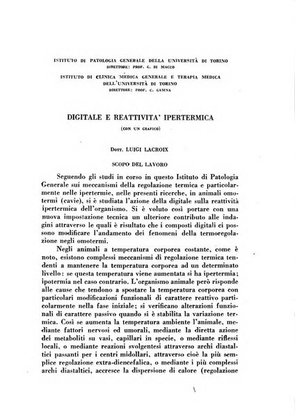 Archivio italiano di medicina sperimentale