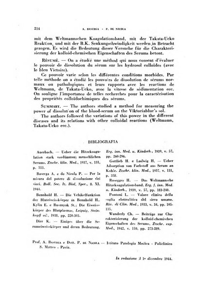 Archivio italiano di medicina sperimentale