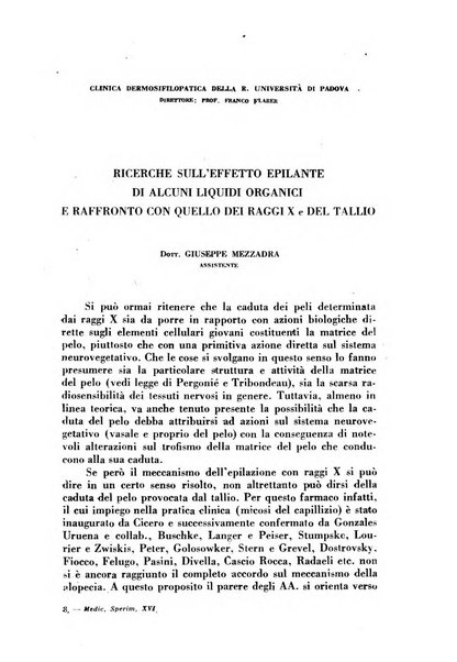 Archivio italiano di medicina sperimentale