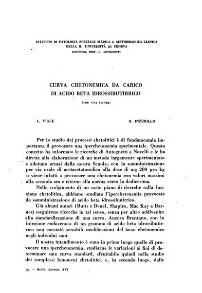 Archivio italiano di medicina sperimentale