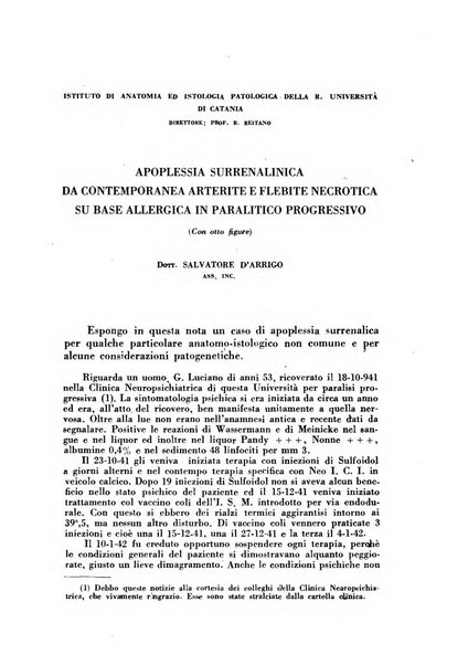 Archivio italiano di medicina sperimentale