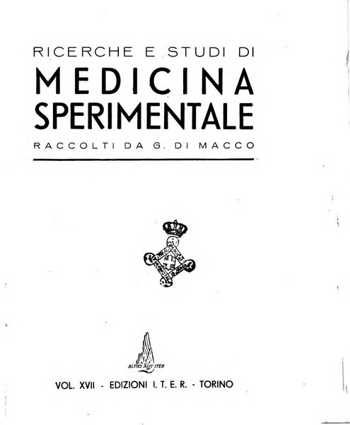 Archivio italiano di medicina sperimentale