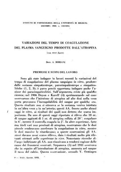 Archivio italiano di medicina sperimentale