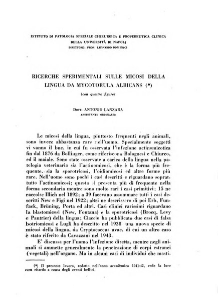 Archivio italiano di medicina sperimentale